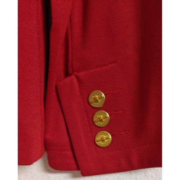 NEW~Women's Cabi #3035 BEAU JACKET Red Rayon Blend Love Carol Collection Size 6 - Picture 7 of 11